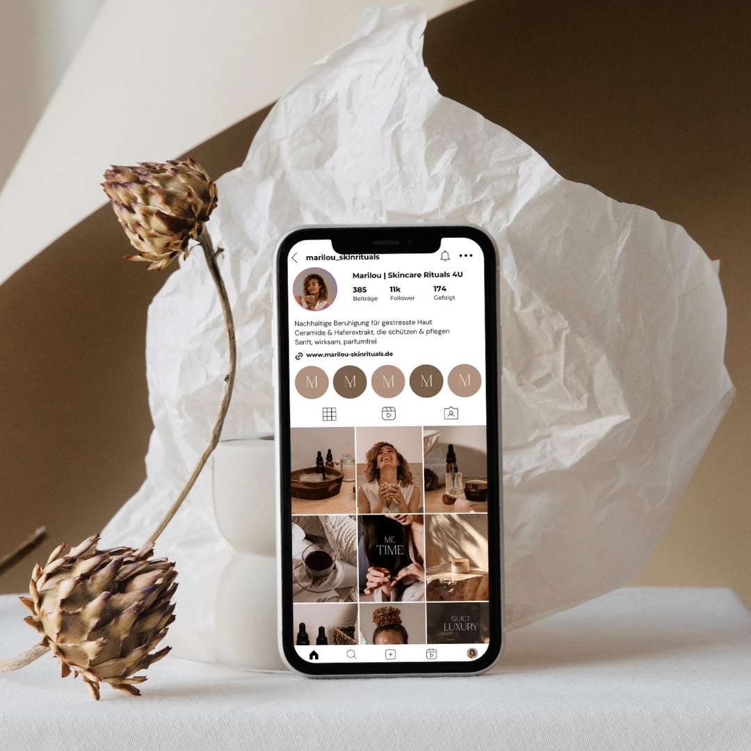 Branding & responsive Webdesign - Instagram Feed Design