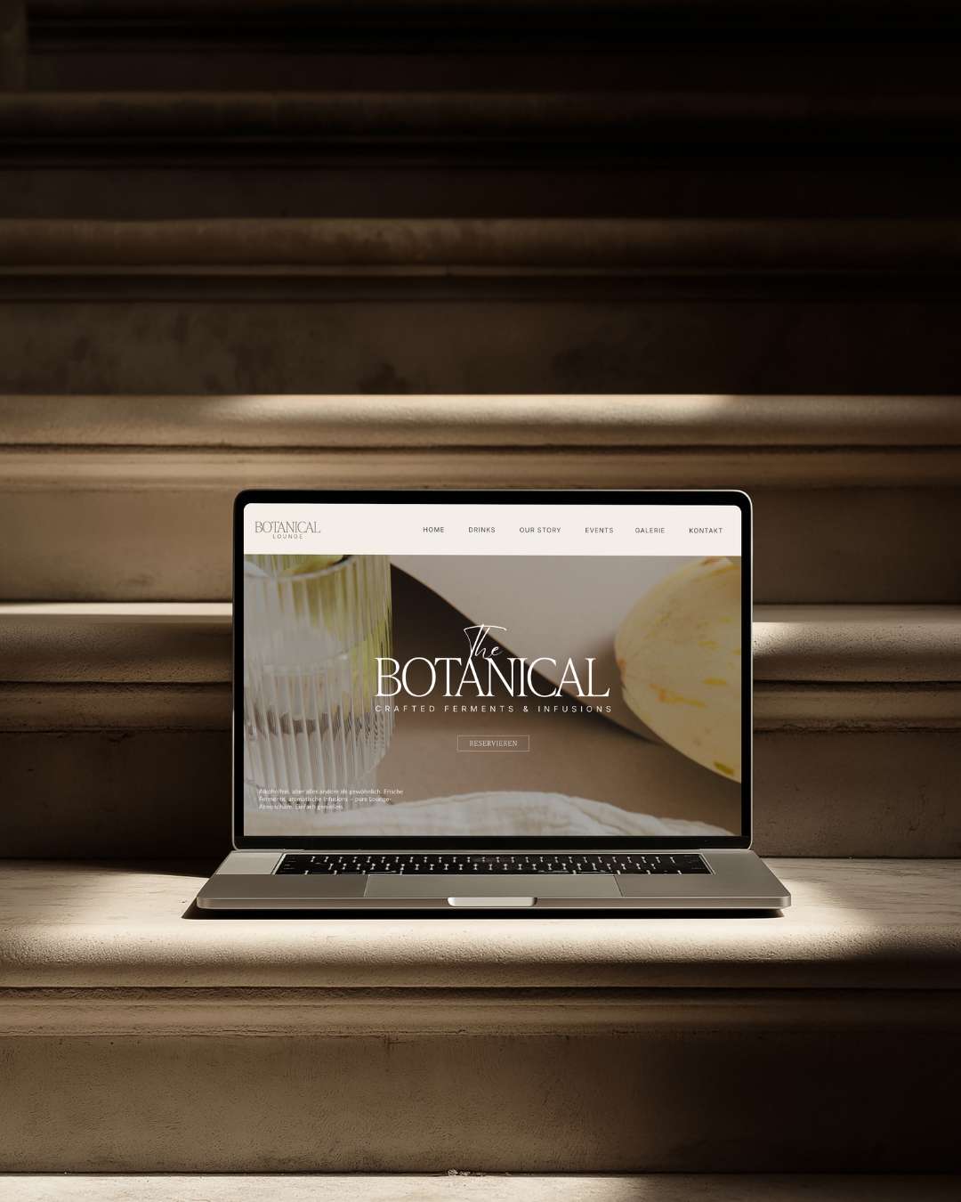 Premium Website Cocktail Lounge Ferments & Infusions, non-alcoholic